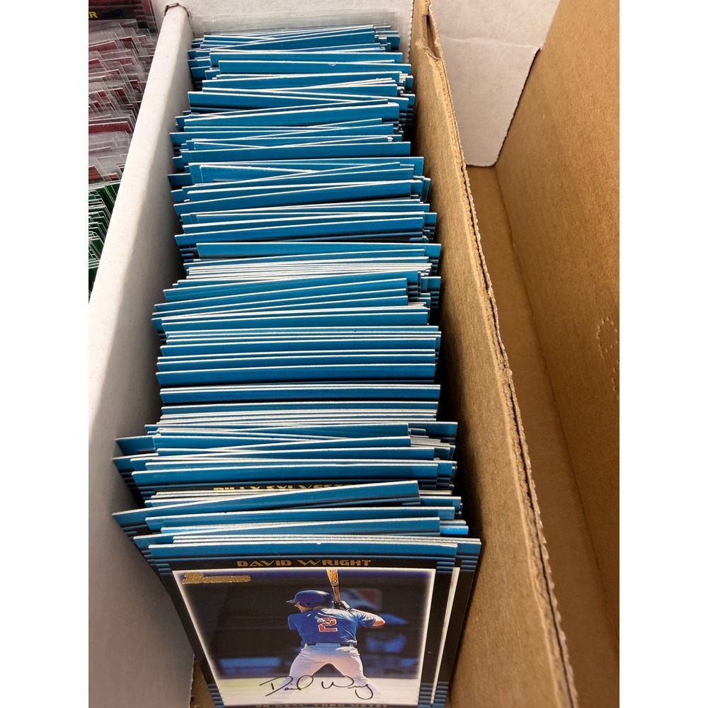 2002 Bowman Baseball Card Bulk Lot 250ct David Wright‎ Topps MLB Trading Cards